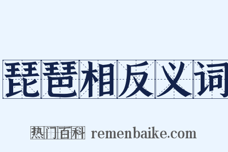 琵琶相反义词是什么意思的图片